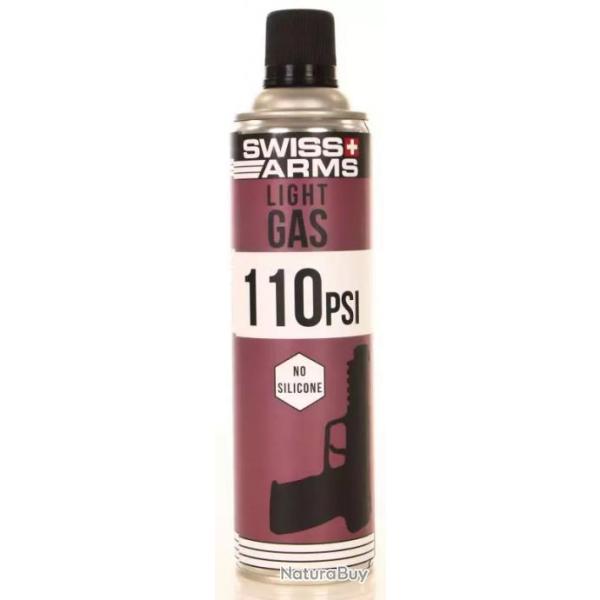 Bouteille Gaz 110 PSI 450ml Violet Light Sec (Swiss Arms)