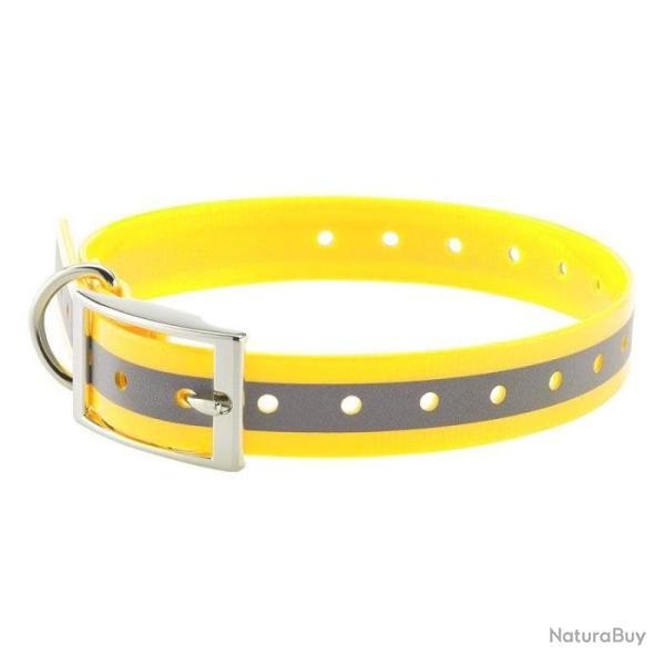 Collier pour chien Country Fluo rflchissant - 2.5 x 60 cm Orange - Jaune
