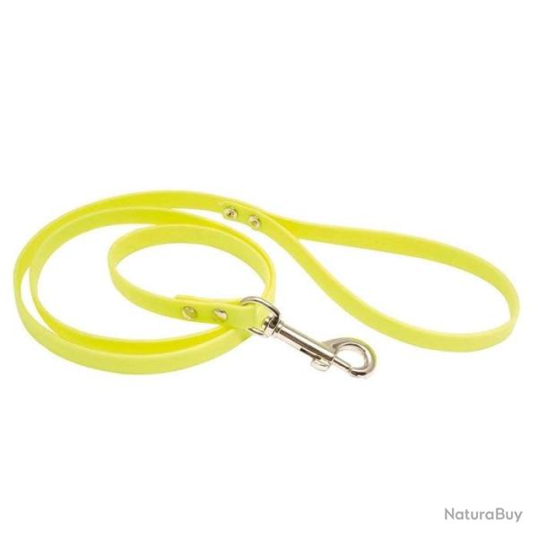 Laisse Biothane Country fluo - 1,20 m Orange - Jaune
