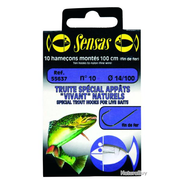 HAMECONS MONTES TRUITE FIN DE FER 10/14 NPC