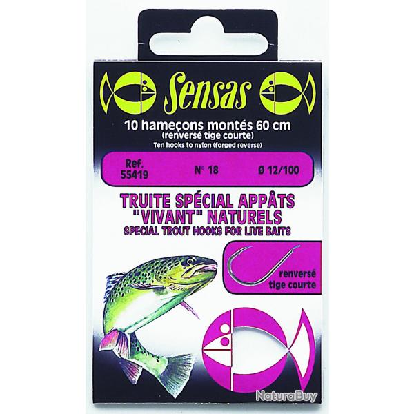 HAMECONS MONTES TRUITE RENV TIGE COURTE 10/16 NPC