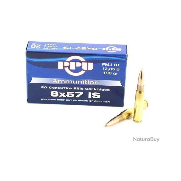 Boite de 20 munitions 8x57JS PPU partizan fmjbt 198