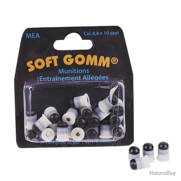 25 Cartouches SAPL SOFT GOMM cal.8,8x10