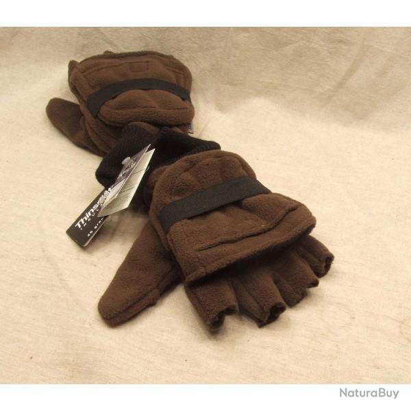 811 - Gants de chasse mitaine transformable