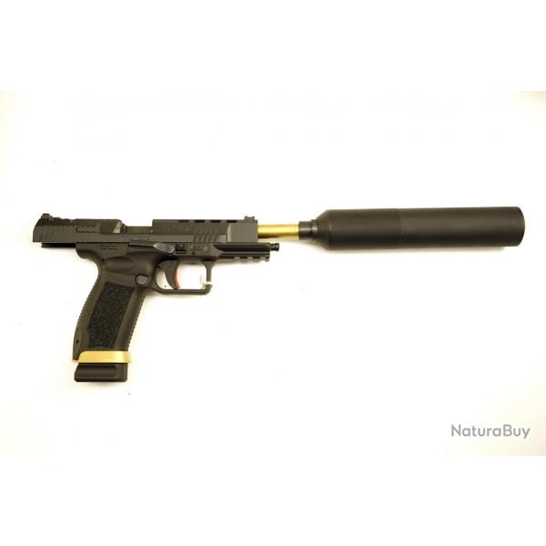 Silencieux no sound impuls specifique glock toute la gamme canik tp9 elit calibre 9 para