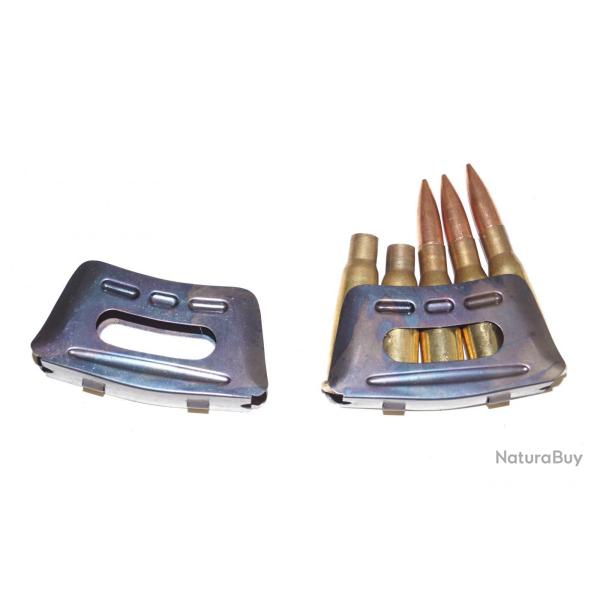 Clips 5 coups pour fusil Berthier en acier pour calibre 8x50 8 mm lebel