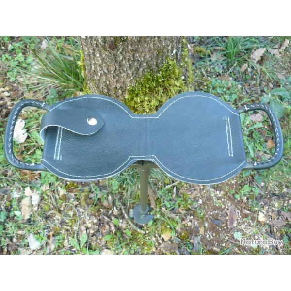 CANNE- SIEGE  rglable assise cuir.