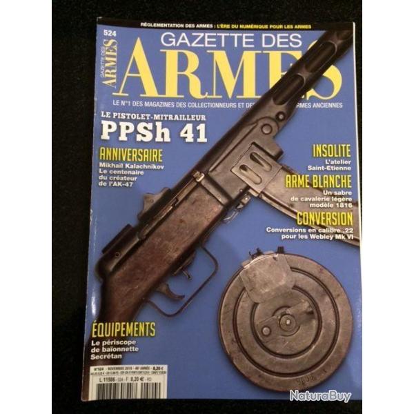 Gazette des armes 524 le PPSH 41