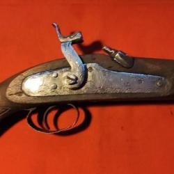 Pistolet  &agrave; percussion 19&egrave;me (ex silex)