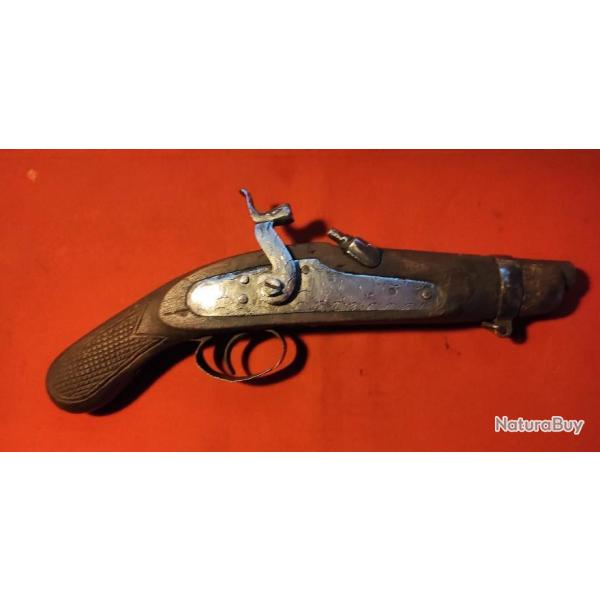 Pistolet  � percussion 19�me (ex silex)