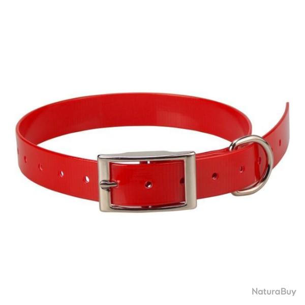collier rechange 25 x 68 cm pour garmin DC50/T5/TT10/TT15 - rouge - jokidog