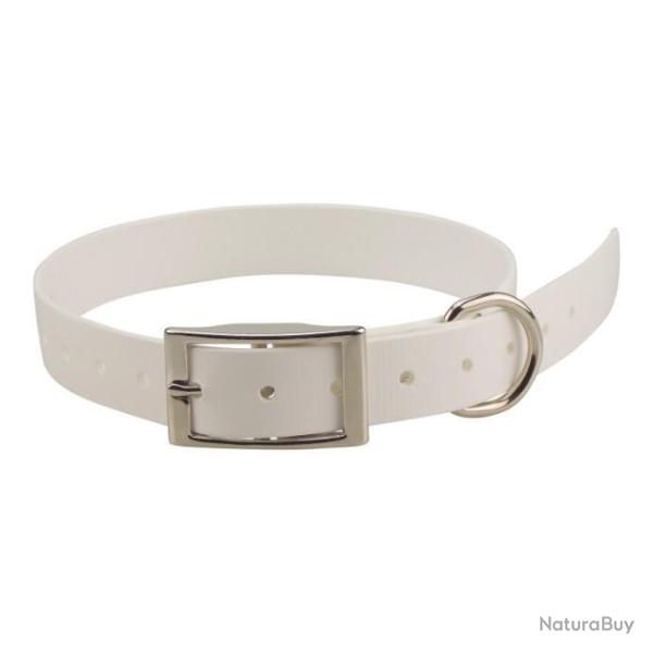 collier rechange 25 x 68 cm pour garmin DC50/T5/TT10/TT15 - blanc - jokidog