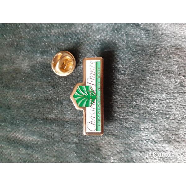 pins UNFDC  Chasseurs de france " l'Ecologie qui agit "