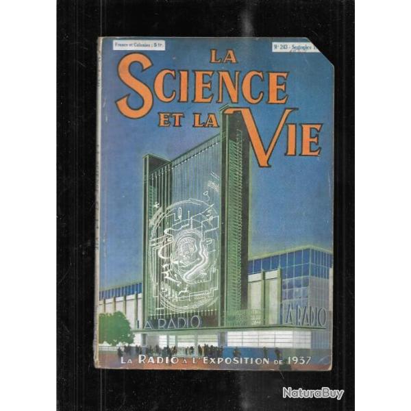 la science et la vie 243 de septembre 1937