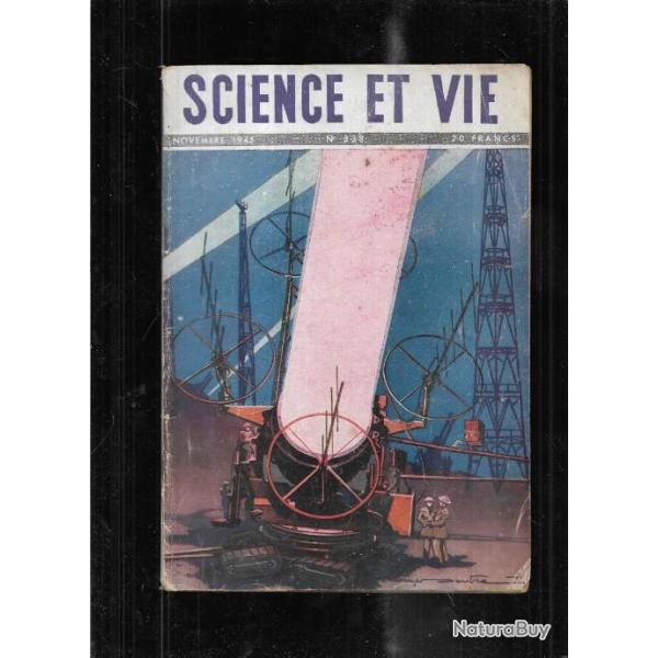 science et vie 338 novembre 1945 , le radar, atmosph�res des plan�tes , insecticides agricoles