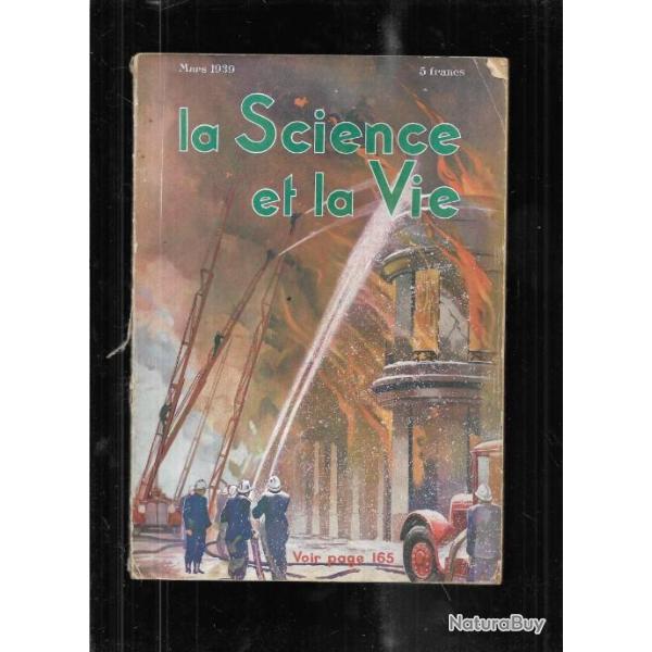 la science et la vie 261 mars 1939, sucre de bois, remorqueurs de sauvetage, artillerie et dca,