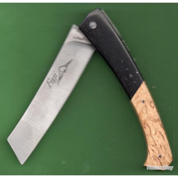 FUJI �b�ne + bouleau + GRATUIT pr�nom grav� couteau top luxe !