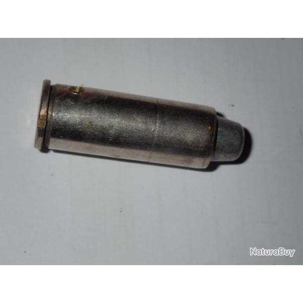 Cartouche neutralise - 45 colt - Ogive SWC - etui nickel remington