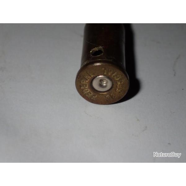 Cartouche neutralis�e - Wildcat 38 special en 38 S&W - Ogive plomb nez rond