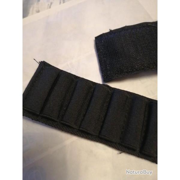 Support velcro- balles #1- NOIRE