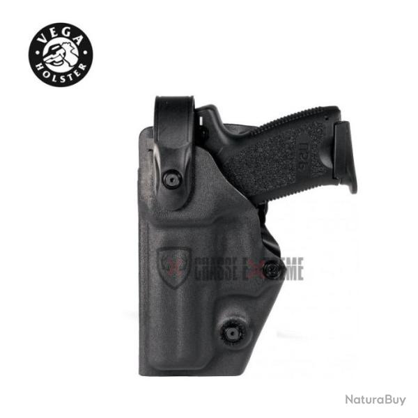 Holster Gaucher VEGA Vegatek Top Vkt8 Noir pour H&K Sfp9