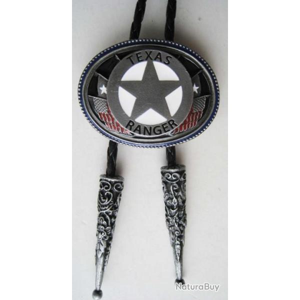 BOLO TIE TEXAS RANGER  WESTERN  COW BOY  - Ref.26