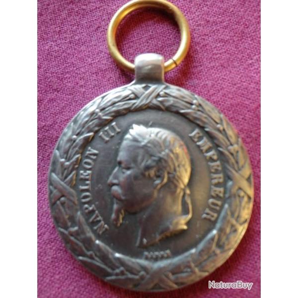 m�daille Napol�on III campagne d'Italie repro