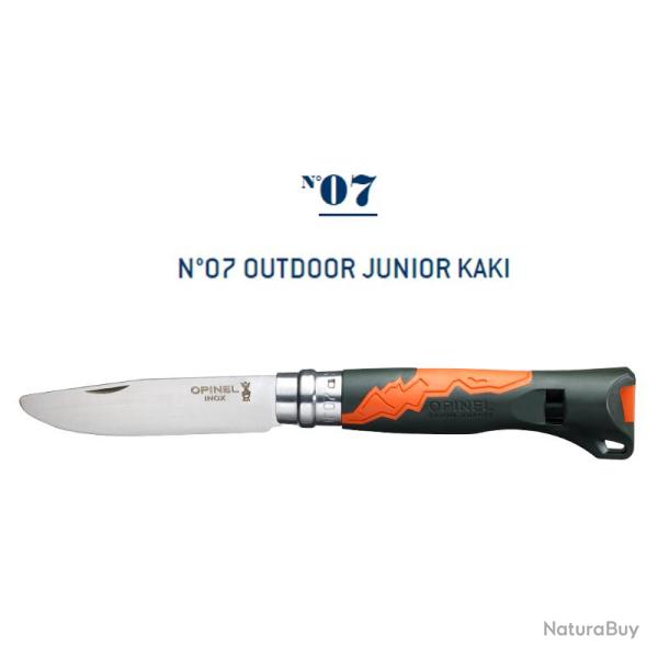 N�07 OUTDOOR JUNIOR OPINEL Kaki