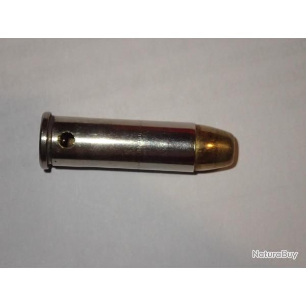 Cartouche neutralise - 38 Special - Federal -  Ogive cne tronqu - tui nickel