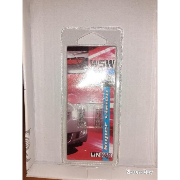 2 feu avant arri�re tous neuf dans leurs emballages non ouvert W5W ref 270013 12V 5W