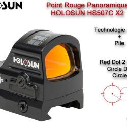 Capot offert !!! Point Rouge Panoramique HOLOSUN HS507C X2 - Technologie Solaire