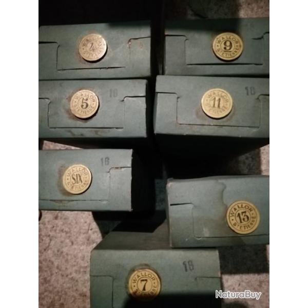 Lot de 2 bo�tes de 500 cartons calibre 16