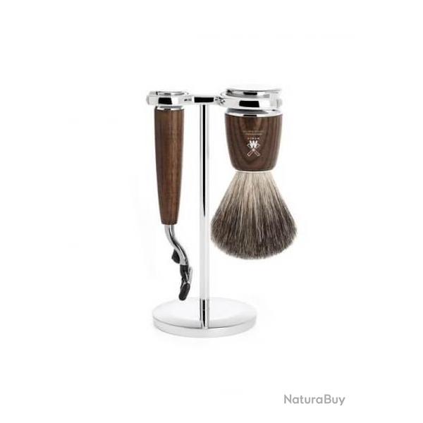 Set de rasage Muhle Rytmo Mach3 frene S81H220M3