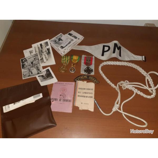 Bon lot nominatif ww2 et Indochine