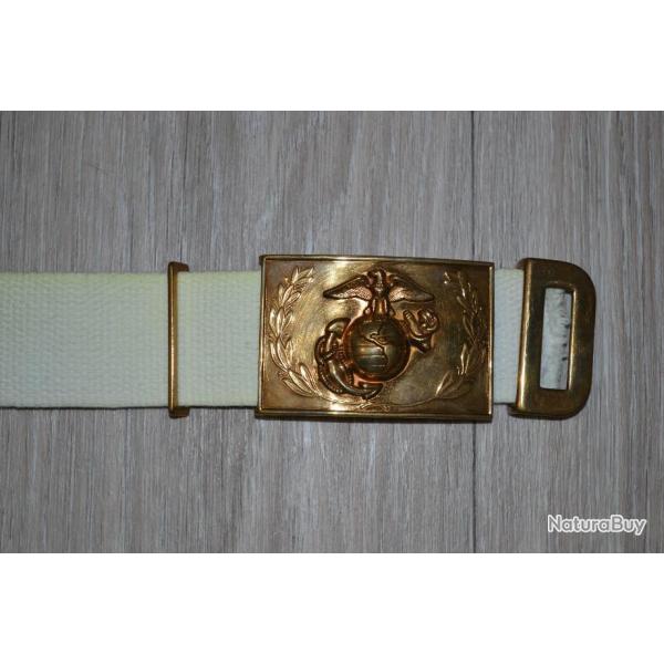 Authentique ceinture actuelle d'uniforme de sortie des Marines