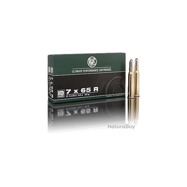 Munitions RWS calibre 7x65R ID Classic 177gr - 11.5g x20