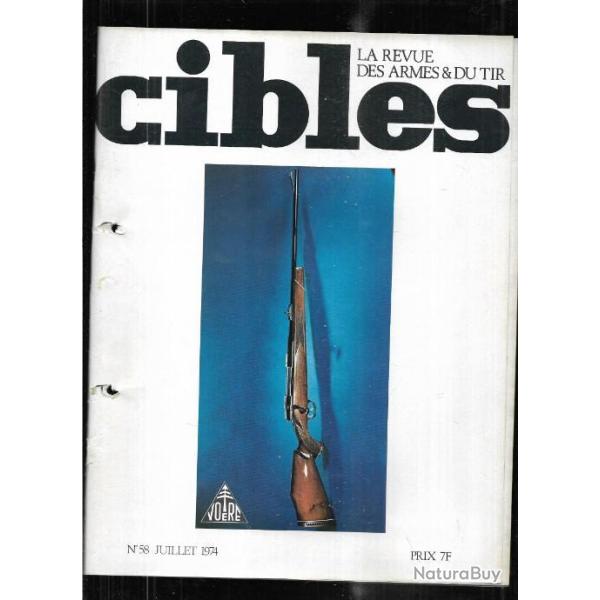 cibles 58 le m16, et systme colt, carabine voere mle 2113,