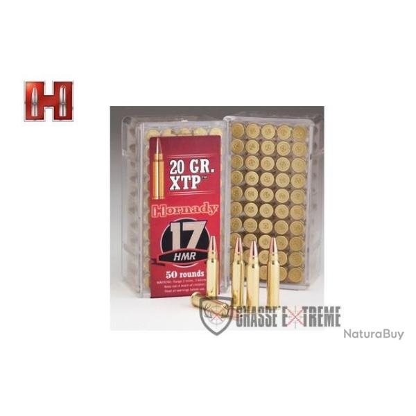 50 Munitions HORNADY Varmint Express Annulaire 17 Hmr 20 Gr Xtp