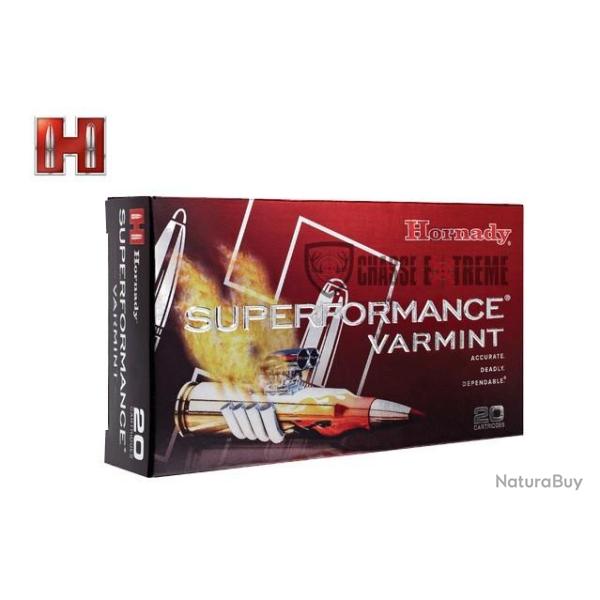 20 Munitions HORNADY Superformance Varmint 222 Rem 35 Gr Ntx