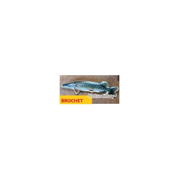 PIN'S  "BROCHET" couleur  peint � la main 4.5 cms        pinbro