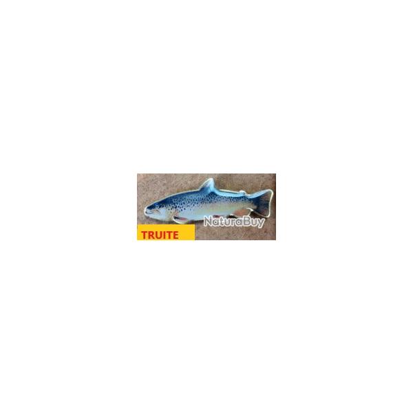 PIN'S "TRUITE" couleur peint � la main 4.5 cms   PINTRU3