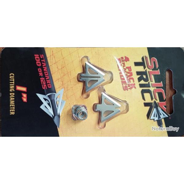 LAMES DE RECHANGE SLICK TRICK STANDARD 1" (par 4)