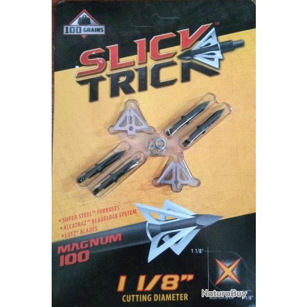 LAMES DE CHASSE SLICK TRICK - 1"1/8 - MAGNUM 100 (par 4)