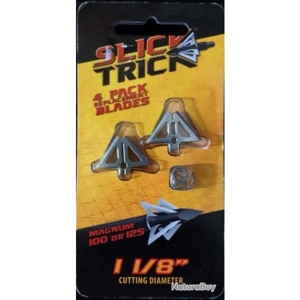 Lames de Rechange SLICK TRICK MAGNUM 1"1/8 100 ou125Gr