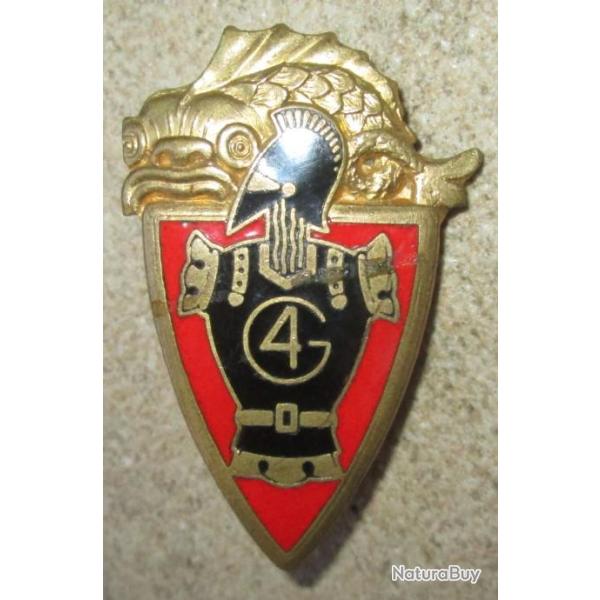 4� R�giment du G�nie, �mail, dos guilloch�