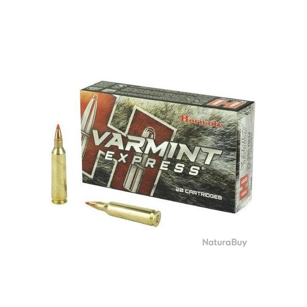 20 Munitions HORNADY Varmint Express 22-250 Rem 50 Gr V-Max