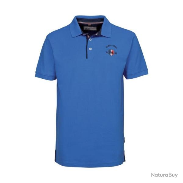 Polo manches courtes Verney Carron Riviera Bleu