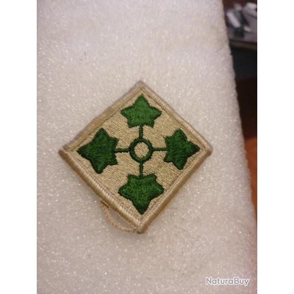 Patch arm�e us 4th INFANTRY DIVISION ORIGINAL 1