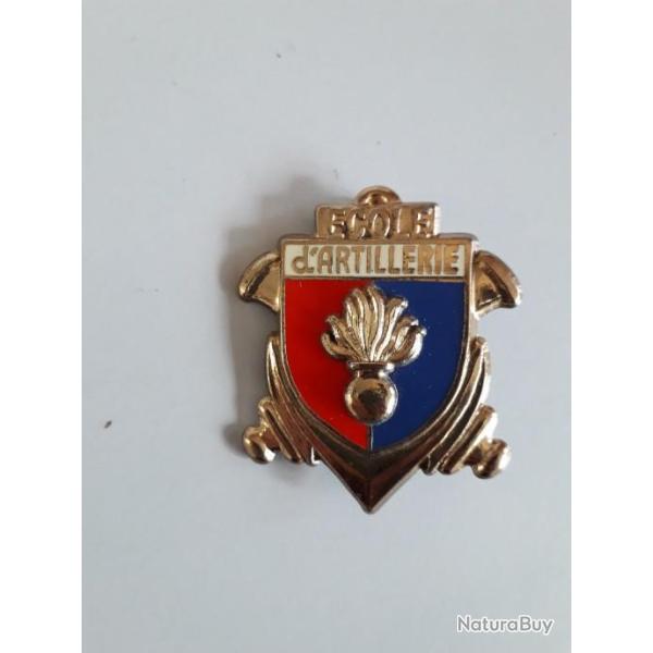 insigne pucelle  EAA : Insigne m�tallique de l'�cole d'artillerie