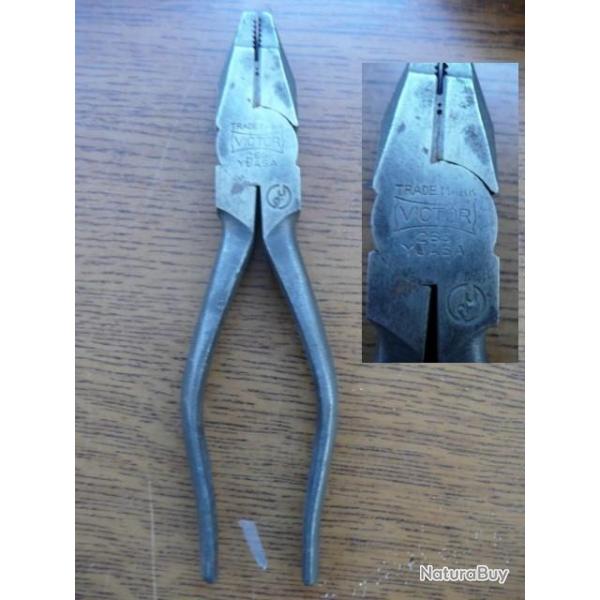 Paire de pinces TL-13, VICTOR YUASA utilis� par le g�nie et les t�l�graphistes ( USA )